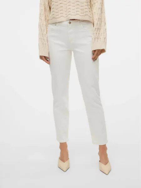 Прямі джинси Vero Moda білий