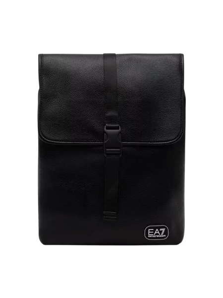 Emporio Armani plecak z imitacji skóry czarny
