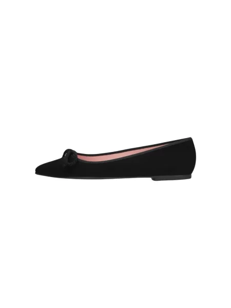 Balerinki Pretty Ballerinas zamszowe czarne