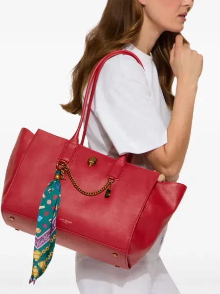 Shopper táska Kurt Geiger London piros