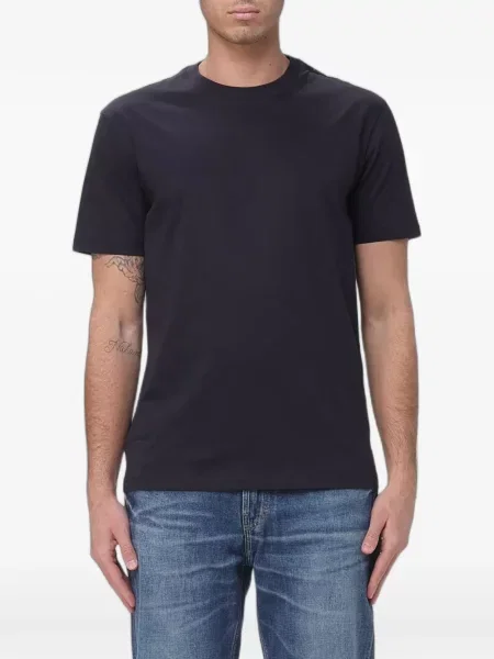 Tricou Armani Exchange cu decolteu rotund negru