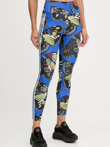 Панталон Adidas Performance с принт синьо