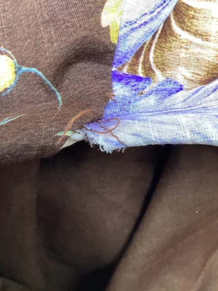 Top Zimmermann cu model floral cu imagine cu un umăr gol maro