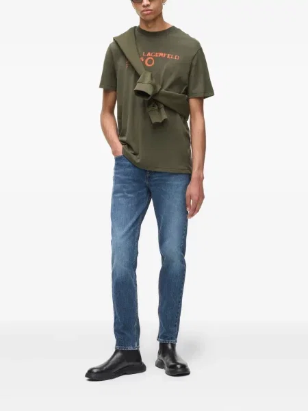 Blugi Karl Lagerfeld Jeans albastru