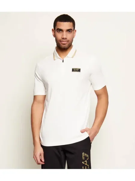 Polo alb