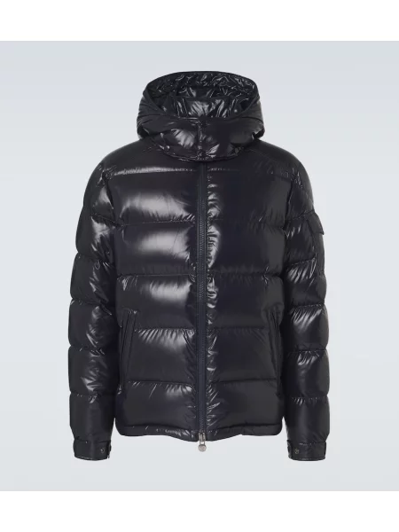 Geacă cu puf Moncler Maya albastru