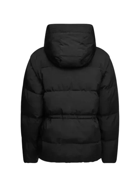 Geacă de blugi Karl Lagerfeld Jeans cu glugă negru