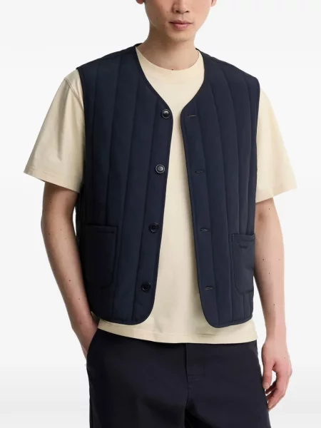 Matlasat vestă Barbour albastru