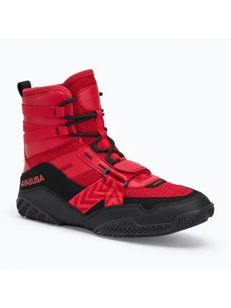 Încălțăminte de box pentru bărbați Hayabusa Strike Boxing red roșu