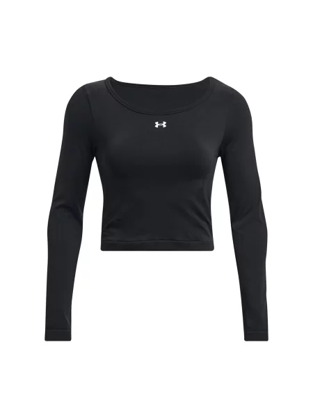 Under Armour Majica z dolgimi rokavi za vadbo Train Seamless črna