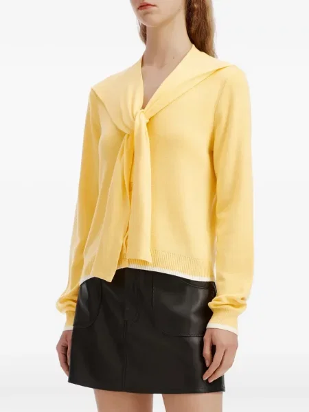 Gulerat cardigan B+ab galben