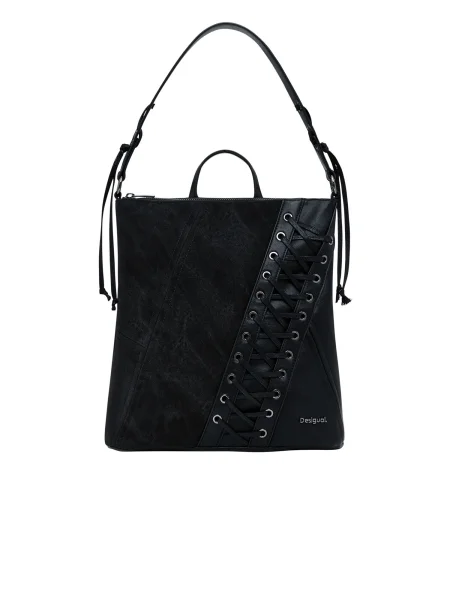Desigual Geantă Patch Tango P negru