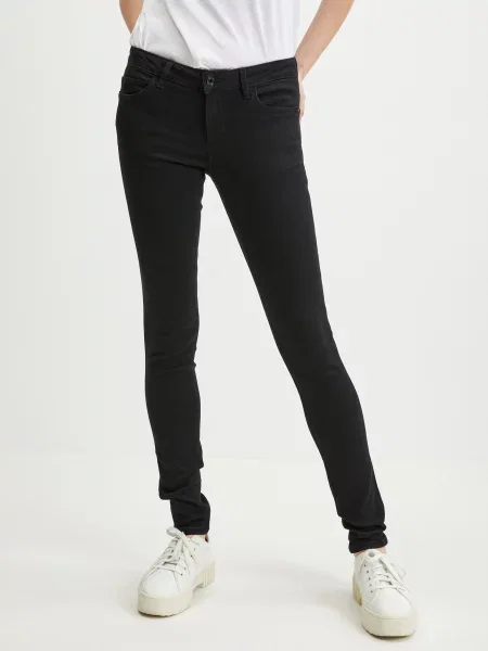 Jeansy skinny Guess Jeans czarne