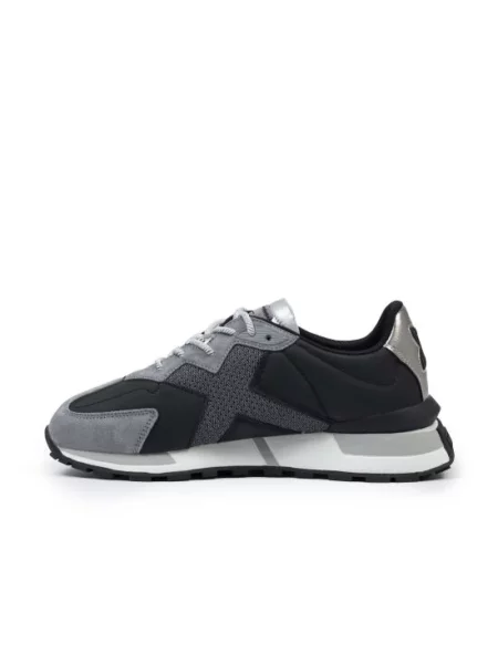 Sneakersy Munich skórzane w miejskim stylu czarne