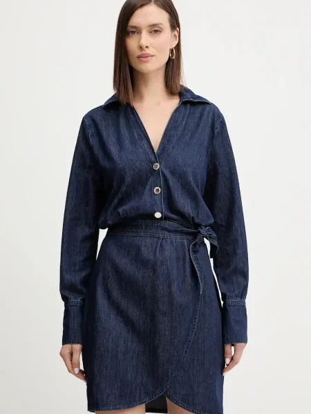 Дънкова рокля Morgan къса разкроена RICK синьо