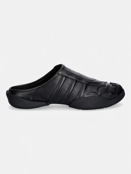 REGU MULE sneakersy skórzane czarne