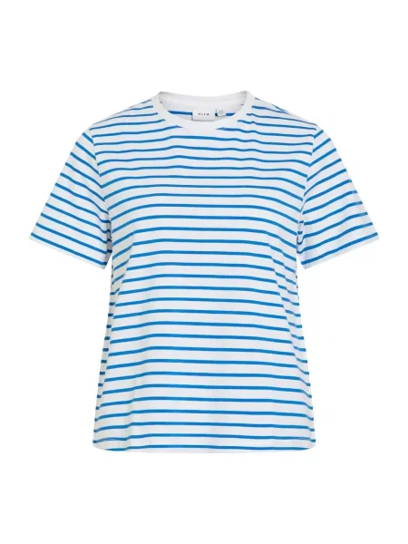 VILA Tricou VINora albastru alb