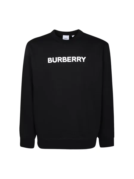 Bluza Burberry z nadrukiem z dekoltem w kształcie litery U czarna