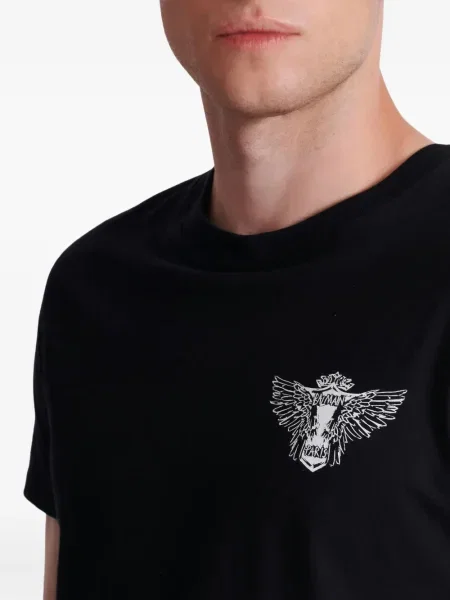 Tricou Balmain cu imagine negru