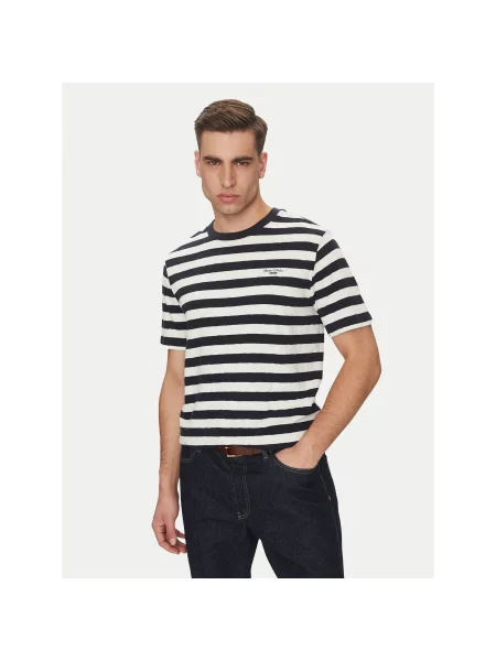 Marc O'Polo Denim Majica Mornarsko Regular Fit modra