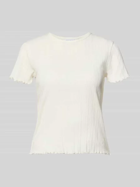 T-shirt z falistym wykończeniem Jake*s Studio Woman biała