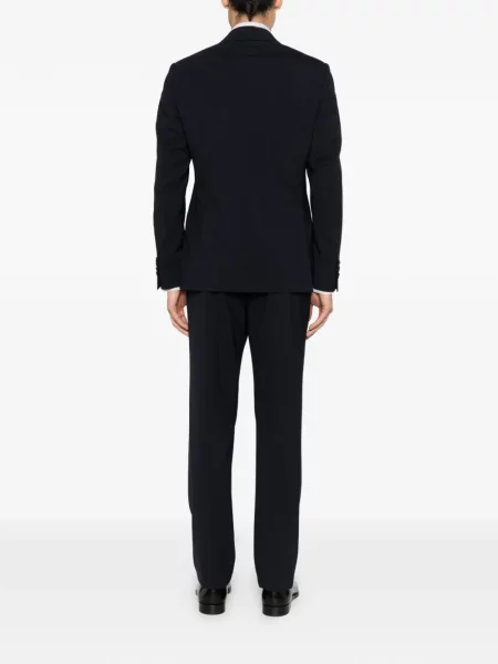 Oblekový jednořadý oblek Lardini modrý