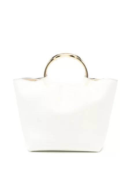 Geanta de piele Valentino Garavani din piele alb