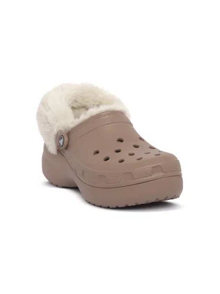 Platform talpú klasszikus félcipő Crocs fehér