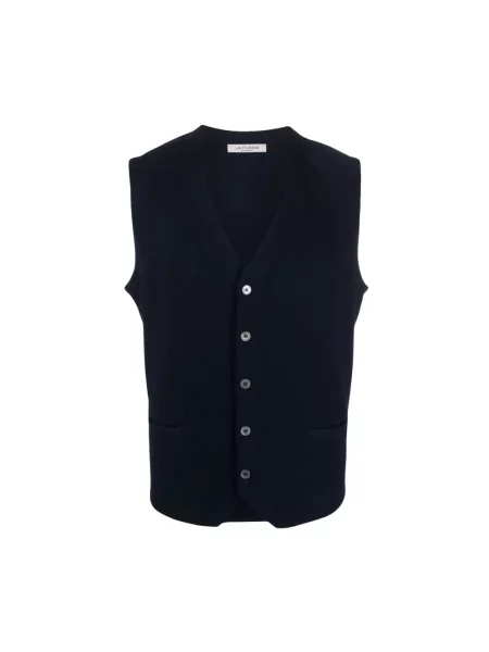 Sweter La Fileria niebieski