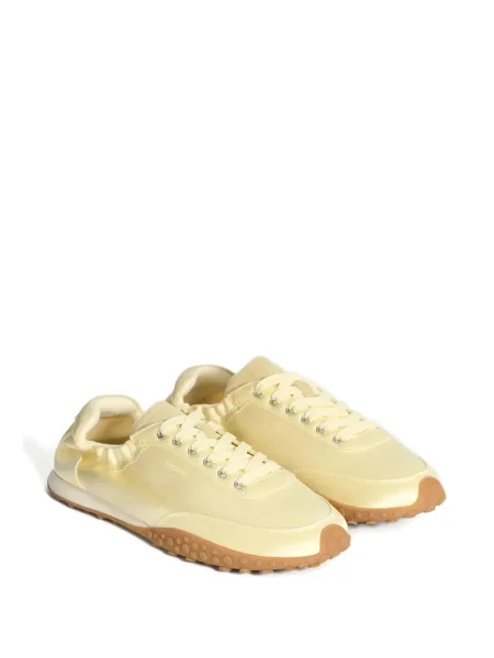 Sneakerși Hoff cu șireturi din dantelă galben