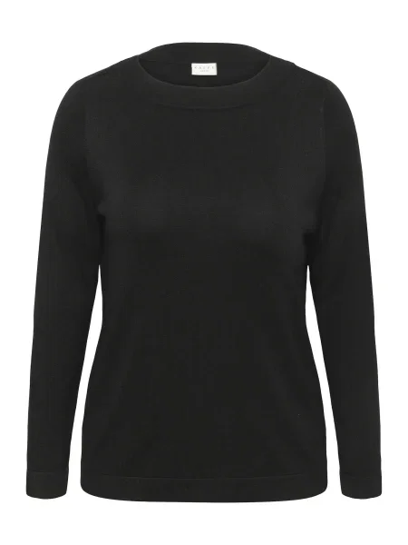 KAFFE CURVE Pulover KClizzy' negru