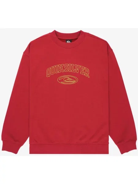 Bluza Quiksilver New Iconic czerwono-pomarańczowa M czerwona
