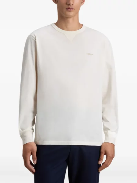 Tricou Woolrich cu decolteu rotund lung