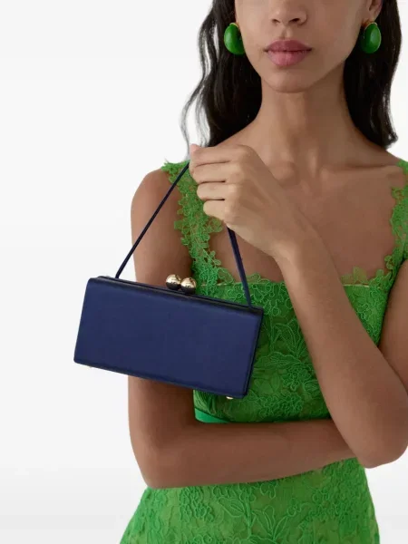 Kabelka Carolina Herrera modrá