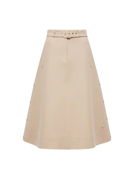 Spódnica midi Moncler beżowa