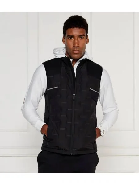 BOSS GREEN Vestă negru
