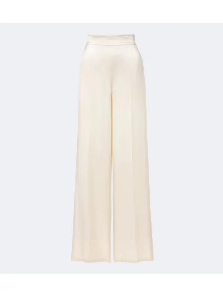 Pantaloni Joseph din satin bej