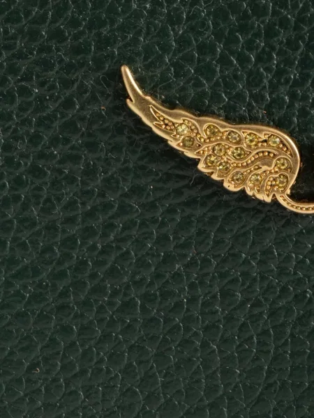 Portofel Zadig&voltaire din piele verde