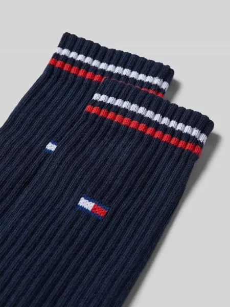 Skarpety z paskami w kontrastowym kolorze w zestawie 2 szt. Tommy Hilfiger