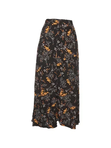 Fustă midi Zadig&voltaire cu model floral cu imagine negru