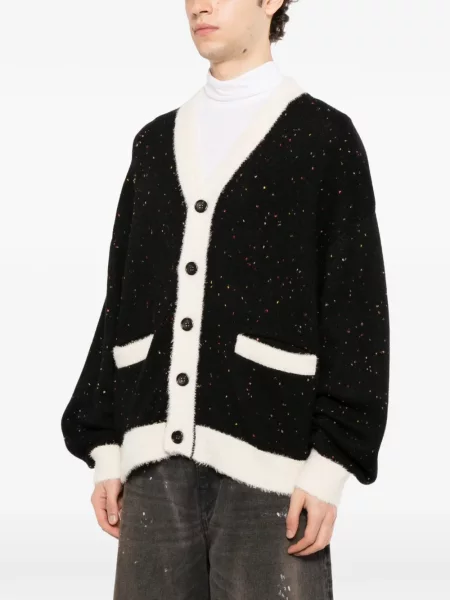 Cardigan Mastermind Japan tricotate negru