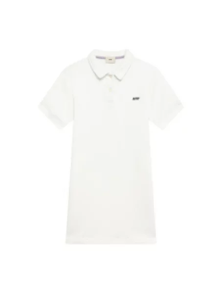 Sukienka koszulowa Autry z dżerseju biała