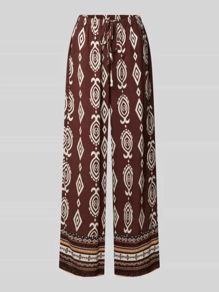 Spodnie materiałowe z elastycznym pasem Zabaione