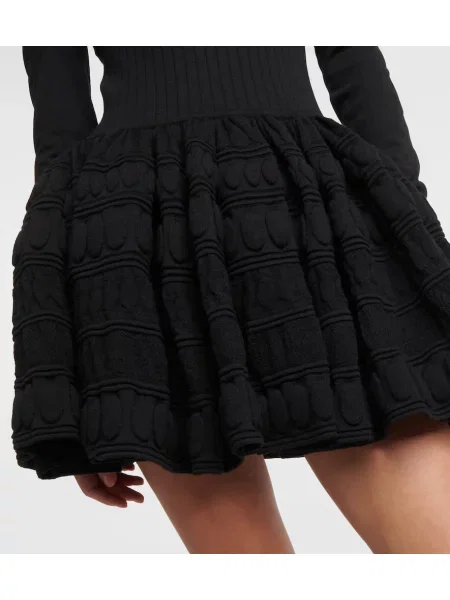 Rochie Alaïa de lână negru