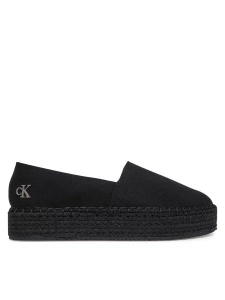 Espadrile Calvin Klein Jeans Flatform Esdparille Mg/Hdw črna