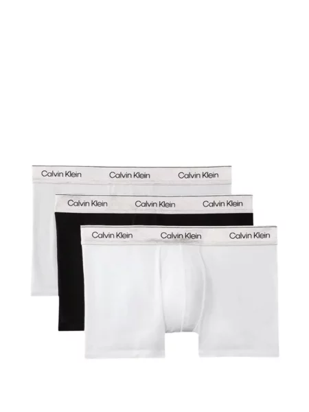 Boxeri Calvin Klein Underwear cu autograf negru