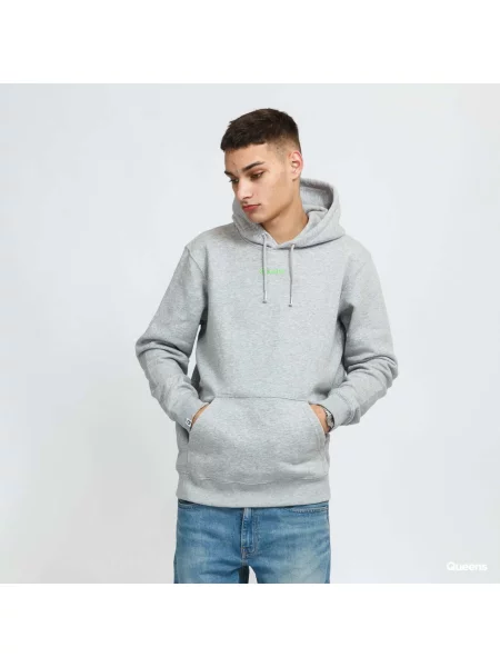 Bluza Queens Basic Hoodie melange šedá M