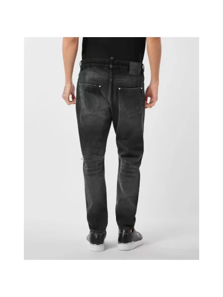 Skinny jeansy skinny Philipp Plein szare