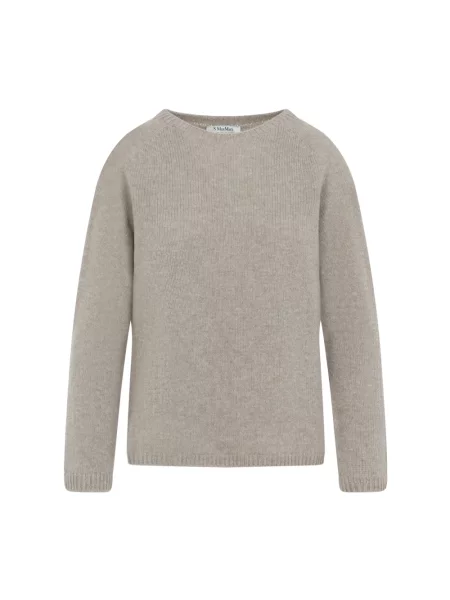 Sweter Max Mara wełniany beżowy
