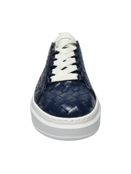Sneakersy Alexander Smith skórzane niebieskie
